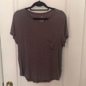 American Eagle Soft & Sexy Stripped Tee
